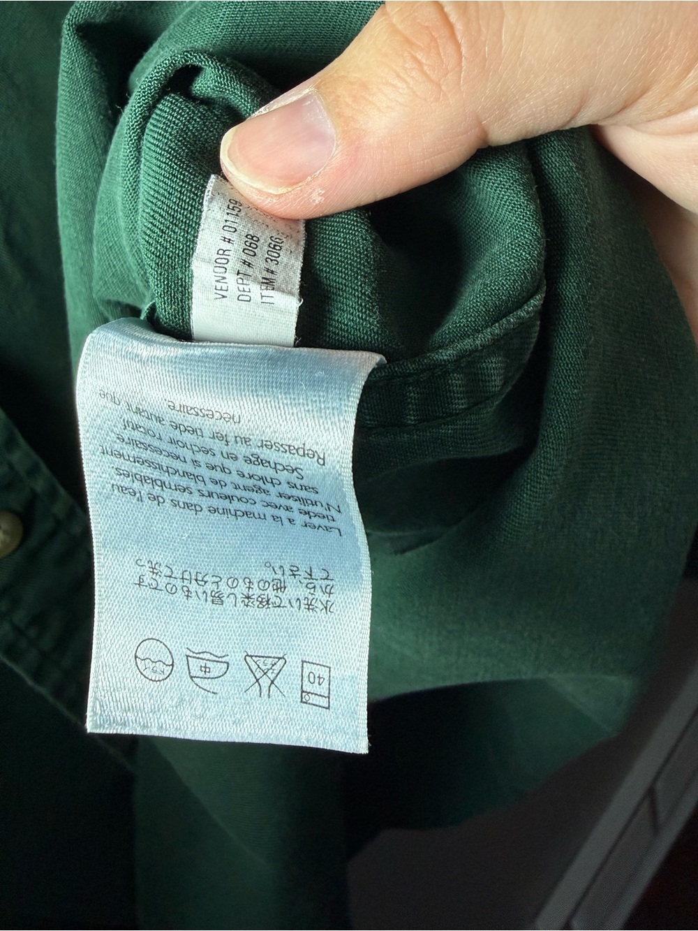 Eddie Bauer Men’s Green Flannel Shirt Button-Down Size XL | Outdoors Classic - Picture 7 of 10